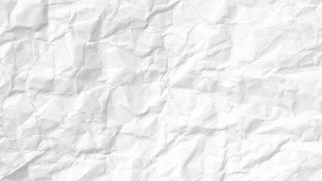 Paper texture,White moving paper texture,Paper texture background animated,Crumpled white paper texture pattern stop motion animation background video