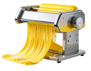 Front View of Rustic Wooden Door with Natural Grain and Iron Handle, Transparent Background PNG (2)