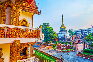 The Chedi of Wat Buppharam, Chiang Mai, Thailand