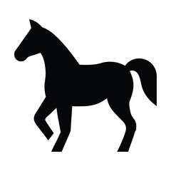 Obraz premium horse silhouette vector