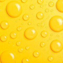 Water droplets on a yellow surface (7)