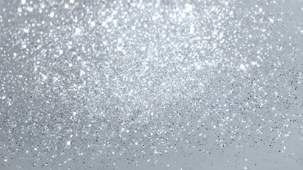 Silver Glitter Texture Abstract Background