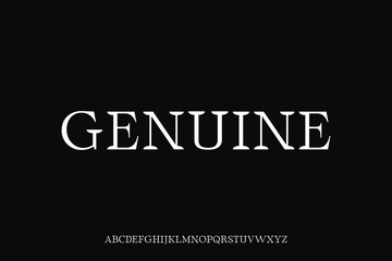 Display alphabet font vector design suitable for headline, poster, logo, magazine and many more