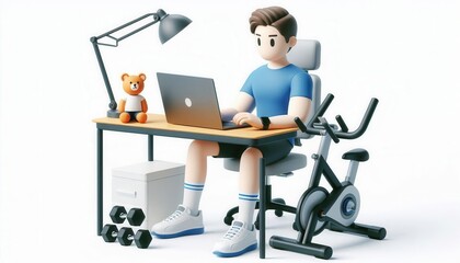 Maximizing efficiency how a fractional cfo can transform your home office fitness routine