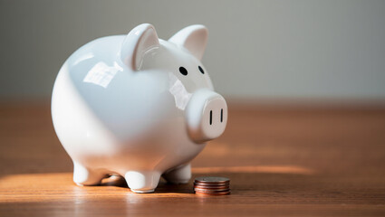 Financial Growth and Investment Concept with Money, Currency Notes and Business Planning