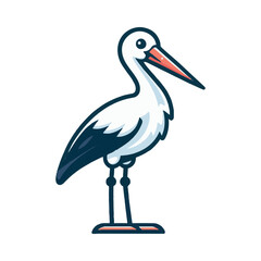 
stork illustration design
