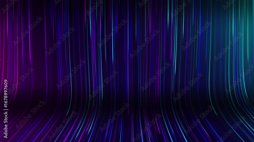 Aufkleber abstract curved light trails a modern and dynamic background with neon color gradients