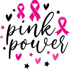 Breast Cancer Awareness Svg, Breast Cancer Awareness Round Sign Svg Design