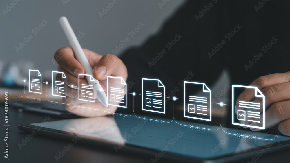 Aufkleber digital document management system for business automation and efficient workflow solutions online n