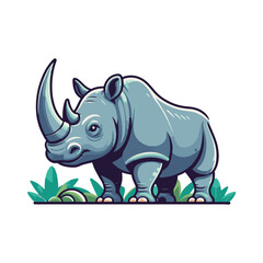 
rhino illustration design