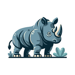 
rhino illustration design