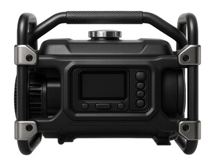 Dual-fuel diesel generator with a digital control panel for energy management.