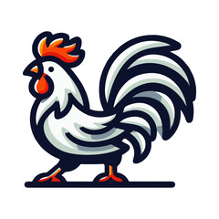 rooster illustration design
