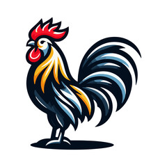 rooster illustration design
