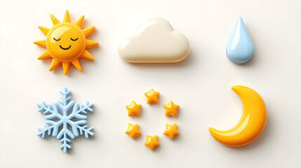 White clipboard task management 3d icons in  plastic style  isolated on a transparent  background