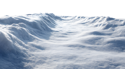 Serene snowdrift landscape glistening under the sun perfect for winter holiday scenes or adding a touch of frosty magic to any design project