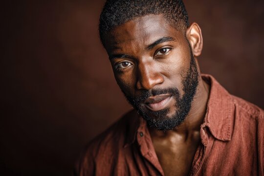 Actor In Auditions. African American Actress Applying for Acting Role