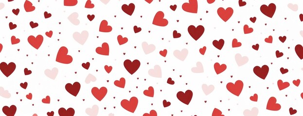 Red tiny heart pattern background hearts.