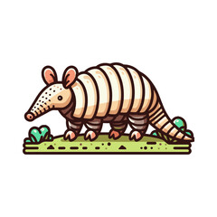
armadillo illustration design