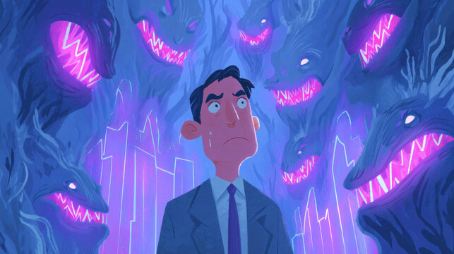 Professional overwhelm from tentacular workplace demands