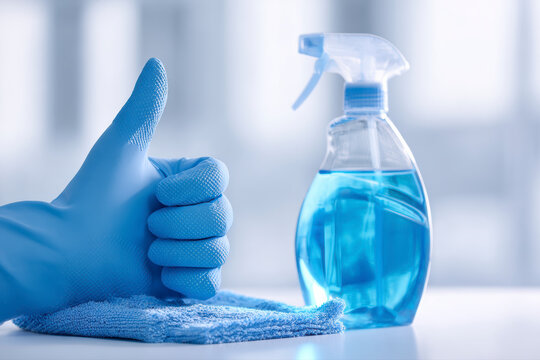 Thumbs up for spotless cleaning! The right tools guarantee a clean space with minimal effort and maximum shine.