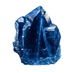 Obraz premium Elegant Natural Sapphire Gemstone on Black Background for Jewelry Designers