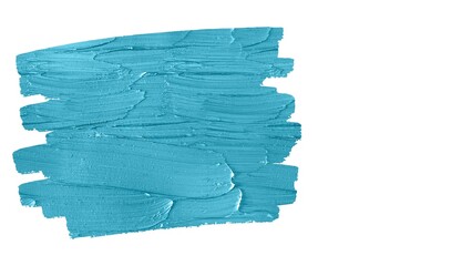 Texture - turquoise color on a white background
