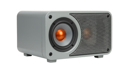 Fototapeta premium Isolated Gray Speaker