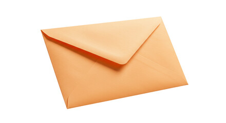 Isolated Peach Envelope