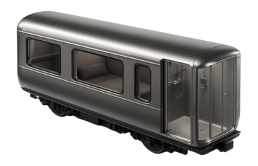 Luxury sleeper carriage with en-suite bathroom including a modern shower