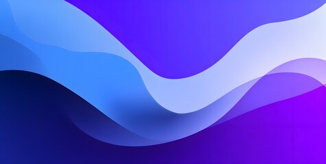 Abstract background with blue and purple waves on a white background, 