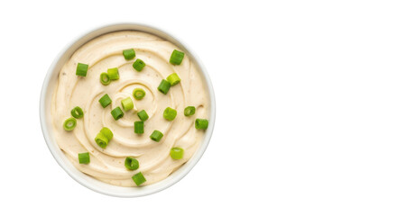 Isolated Bowl of Dip