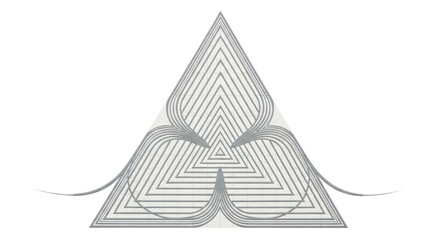 Isolated Abstract Triangle Design
