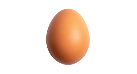 Isolated Brown Egg