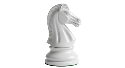 Isolated Chess Knight Piece © Julie