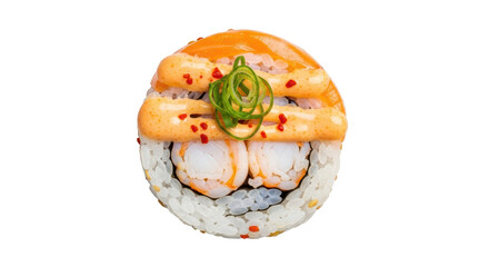 Isolated Sushi Roll