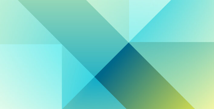 abstract green blue gradient diagonal texture shadow and light dimension layers background. eps10 vector