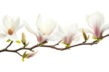 Obraz premium Magnolia border flower plant blossom.