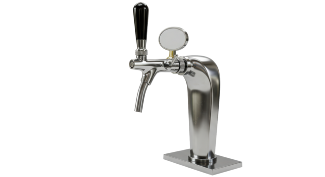 Isolated Beer Tap