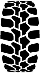 Bold tire tread pattern offers rugged traction and powerful grip for off-road adventures