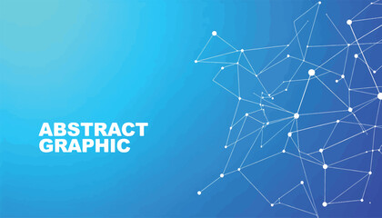 Abstract Network Connection Graphic Design EPS Vector