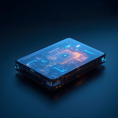 Futuristic External Hard Drive