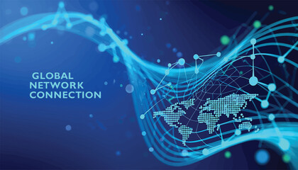 Global Network Connection Connecting the World with Innovative Digital Solutions