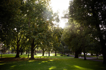 Carlton Gardens in Melbourne Australia