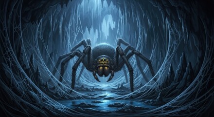  Giant Spider Lurking Inside