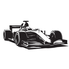 Obraz premium racing car on a white background