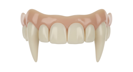 False vampire teeth for costume ball