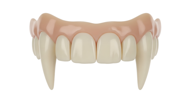False vampire teeth for costume ball