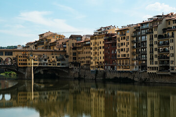 Fototapeta premium ponte vecchio florence italy