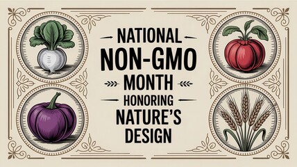 Celebrating nature's bounty during National Non-GMO Month with a tribute to natural farming practices and flavors. National Non-GMO Month